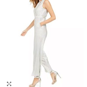 NWT Calvin Klein Cutout Iridescent Jumpsuit